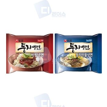 냉면육수 농심 둥지냉면 2종세트 32봉 비냉16입 비빔 (52020755)