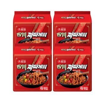 사천짜파게티 137g 16개 농심 매콤한 짜장라면 (S37337520)