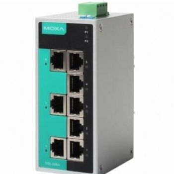 MOXA EDS-208A (산업용 스위칭허브 8포트 100Mbps) 기가허브 인터넷허브 스위치허브 랜선분배기