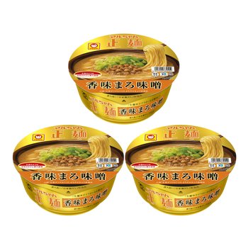 [해외] 마루짱 세이멘 건면 부드러운 향의 미소 된장 라멘 컵라면 x3개 묶음