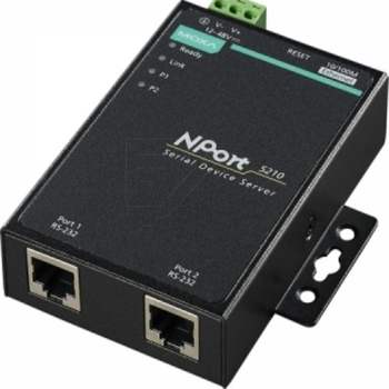 MOXA 2포트 RS232 디바이스 서버 데이터센터서버 산업용공유기 네트워