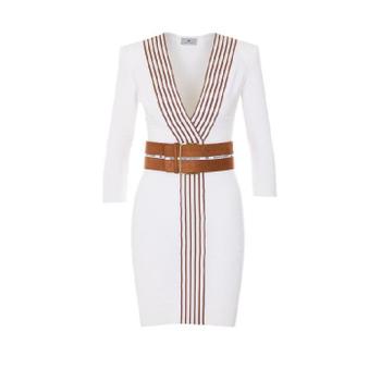 엘리자베타 프란키 스트라이프 밴드 니트 드레스 AM01S61E2 AQ6 TP97399832