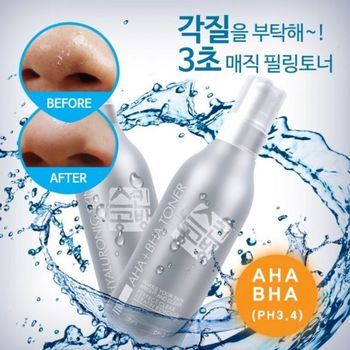 모공 토너 AHA BHA 필링 솔루션 각질 제거 관리
