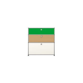 [신세계백화점][USM 공식수입원] USM Haller Storage 1x3 (Green, Beige, Pure White)
