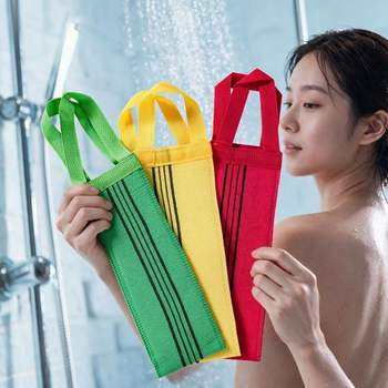등밀이 때타월 양쪽 손잡이 목욕 샤워 목욕탕 대중탕 등 피부 관리