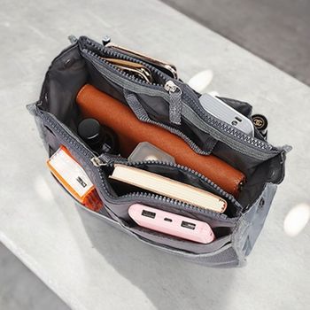 분리수납 백인백 에코백 이너백 텀블러 가방속 파우치 천가방