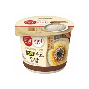 햇반 컵반 스팸마요덮밥 즉석간편조리 219g x 8개