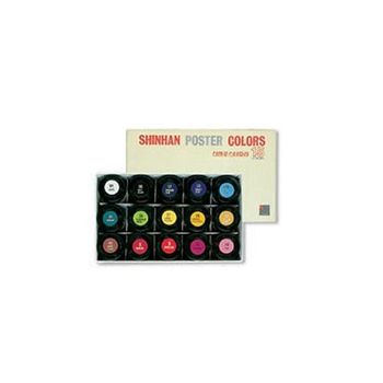 신한 WK40PK22 포스터컬러 물감 15색 30ml 세트