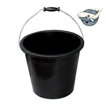 다목적 수납 양동이 철손잡이 검정 15L 물통 바닥청소용품 바닥물청소용품 탱크바스켓