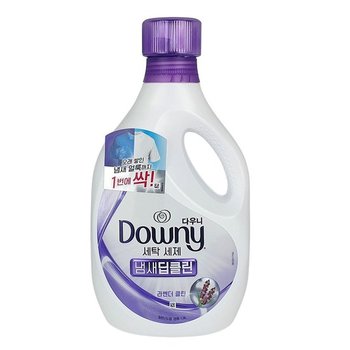 다우니 세탁세제 냄새딥클린 라벤더클린 1.9L 생활용품 패션클린 핑크