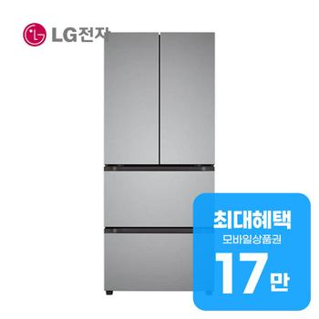 LG 디오스 오브제컬렉션 김치톡톡 김치냉장고 402L Z408MPSF23 렌탈 60개월 월 63900원