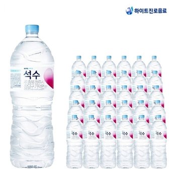화이트진로 석수 2L x 30개 생수2리터 미네랄워터 생수배달 물 먹는샘물