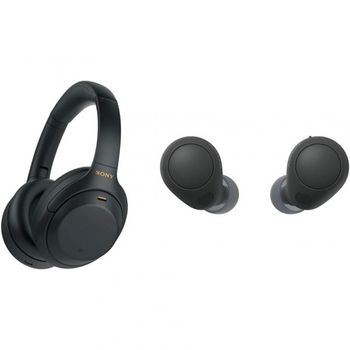 [해외] 소니 헤드폰 WH 1000XM4 무선 노이즈 캔슬링 LDAC 고해상도 최대 30시간 연속 재생 블랙 BM 이어