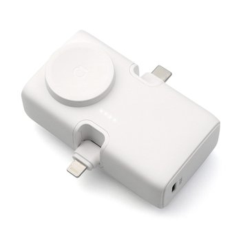 아이코모스 4in1 PD 20W 고속충전 도킹형 보조배터리 5000mAh 갤럭시워치용