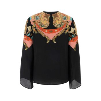 [해외배송] BLUSA DA 도나 콘 APERTURA A CHIAVE E MANICHE SVA B0441972369