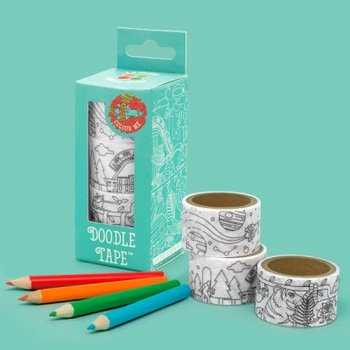 [원더스토어] 럭키스 색칠 마스킹 테이프 + 색연필_(905955)