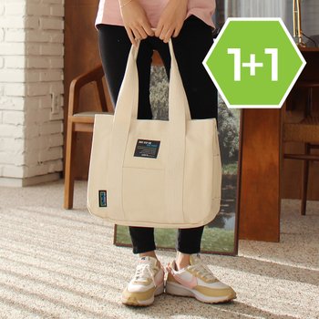 대원레포츠 항균 향균 토트백 1+1 이벤트 / 튼튼한 캔버스 데일리 노트북 에코백 숄더백 쇼퍼백 코튼백 가방 / 빅사이즈 대형 여성 여자