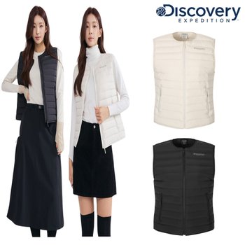 [신세계백화점]25F/W [디스커버리] DWDV72056 여성 픽시버G 튜브 U넥 경량다운 패딩베스트