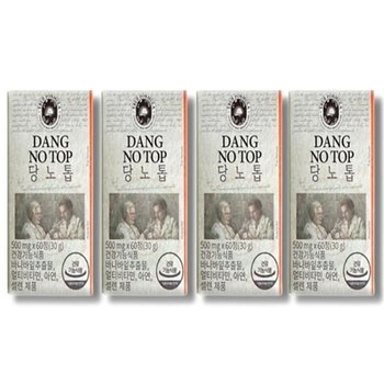 [건강나라] 트루포뮬러 당노톱 500mg x 60정 4박스