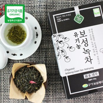 영농조합법인 보성제다 / 전남 보성군 미력면 도개리 762-4 보성 유기농 녹차 녹향/대작 100g