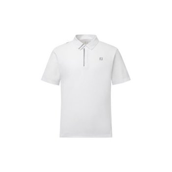 골프반팔티 VQA RHRFJ41428 에센셜 우븐 폴로 셔츠 White