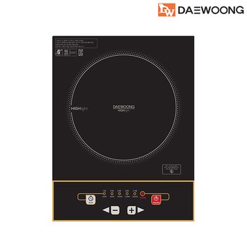 대웅 하이라이트 전기레인지 DW-EH102 1구 이동식