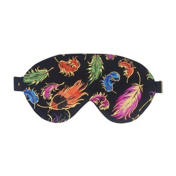 feather_black sleep mask