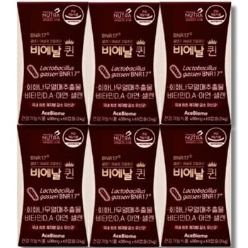 [건강나라] 비에날 퀸 400mg x 60캡슐 6개