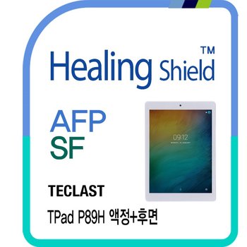㈜폰트리 [힐링쉴드]태클라스트 TPad P89H AFP 올레포빅 액정보호필름 1매+후면보호필름 2매(HS1761977)