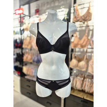 S 와코루) 스키노 아이스 서포트 몰드 브라,헴팬티 세트  WBR2060+WPT2060H-BK