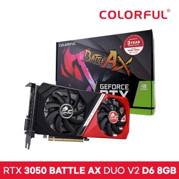 [공식수입사] COLORFUL 지포스 RTX 3050 BATTLE AX DUO V2 D6 8GB 도우정보