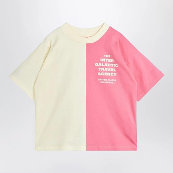 [해외] [해외배송] 26 S/S WHITEPINK 티셔츠 WITH 트래블 AGENCY 프린트 (KIDS ) B0051979497