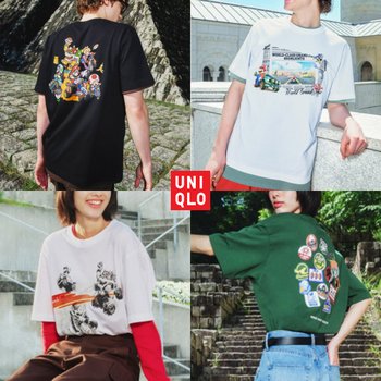 [해외] UNIQLO 유니클로 마리오카트 월드 그래픽 티셔츠