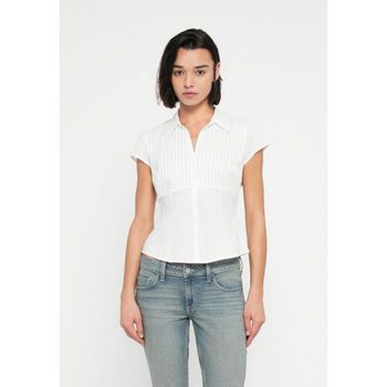 홀리스터 Co. BOW BELT SHIRTING Button-down blouse white 7501872