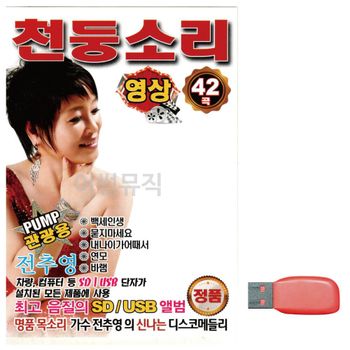 PUMP 관광용 전추영 천둥소리 (영상) 노래 USB