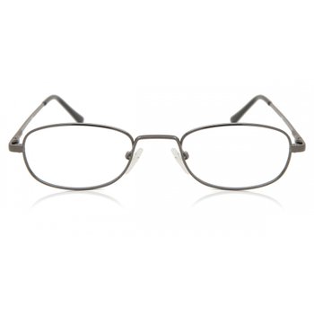 [해외] 풀 림 타원형 그레이 스마트바이 컬렉션 트렉스마르 784A 패션 남성용 안경 (무료배송)