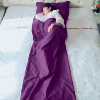 [라일리] Rly 여행용 1인용 침구 침낭(퍼플) - 베개 미포함 G (29556337)