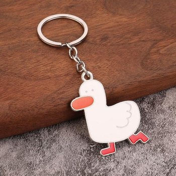 행운 부적 귀여운 오리 키링 키홀더 열쇠고리