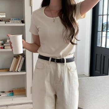 [VY] 여자 여름 데일리 반팔 티셔츠_WT31104_17856496_588847