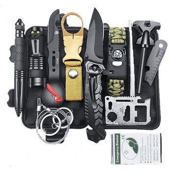 여행 캠핑 생존가방 자동차 키트 생존배낭 12종 비상용 야외 응급 생종가방 응급용품