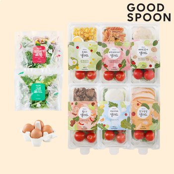 미스터 샐러드 13종 5팩/6팩 (양상추 로메인 닭가슴살 콘에그 리코타치즈)