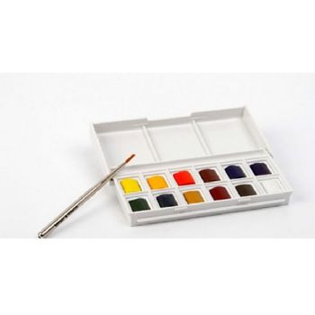 WINSORNEWTON 코트만 고체물감 12색 세트