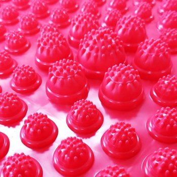 발지압매트 강한 지압 연결 발판 레드 1p (WFJ0QKO)