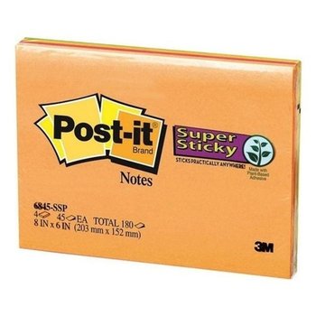 포스트잇미팅노트 6345-SSP(4색x45매무선 203x152mm) (KYR-WC0B048)