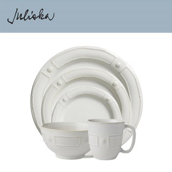 [해외] 줄리스카 베리앤뜨레드 Berry and Thread French Panel 5pc Setting - White (4set / 20pc)