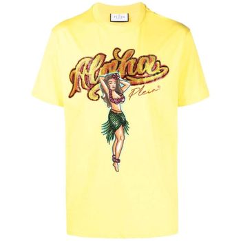 [해외] 25 FW  그래픽 프린트 크리스털 장식 티셔츠 SACCMTK6112PJY002N TP425007861 74422108