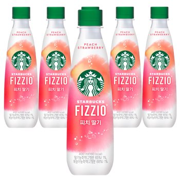 스타벅스 피지오 피치딸기 400ml x 6페트