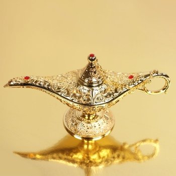 알라딘 지니 요술램프/행운의 상징 황금 골드 엔틱 홈