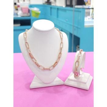 로뎀 세이브존05 Elegance 레이어드 체인 목걸이 팔지 세트1 RDE24030113 (27734285)