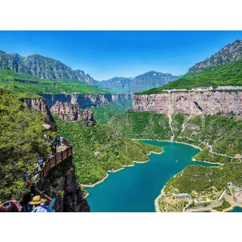 정주/태항산 5일▲산위호텔1박▲ 통천협 석판암야경투어 태항대협곡 운봉화랑전동카 천계산 왕망령 영화마을 푸드트럭 CTU10487A1431DC